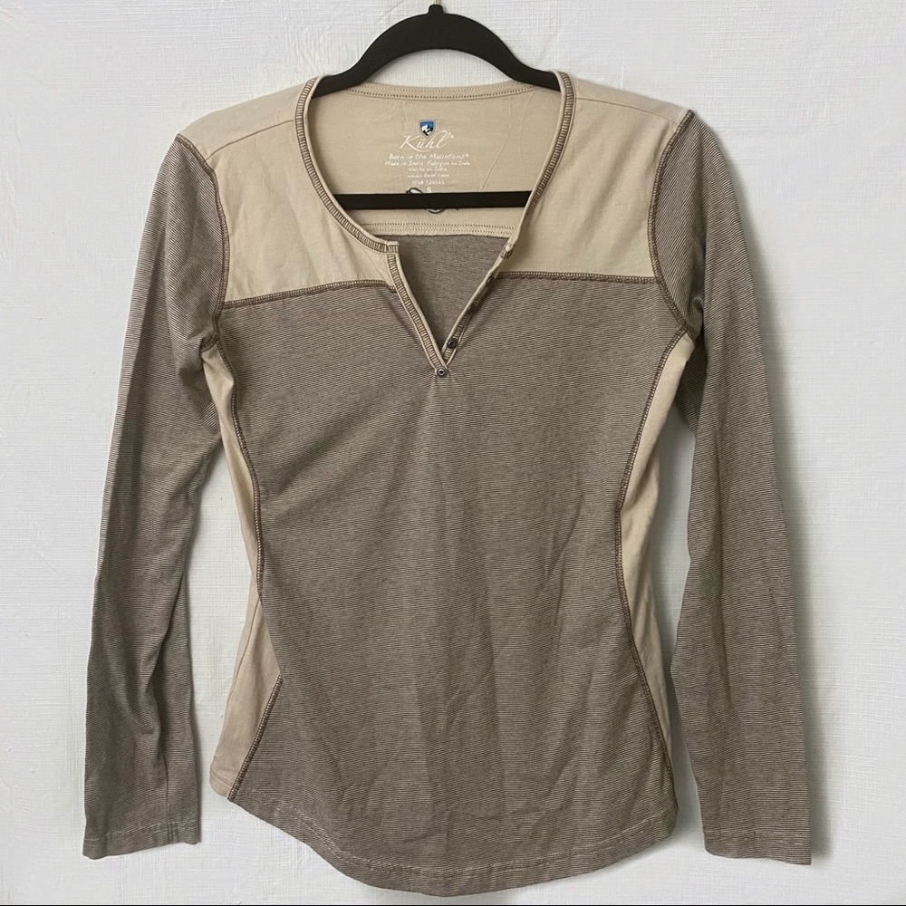 Kuhl Long Sleeve Snap Button Popover Top